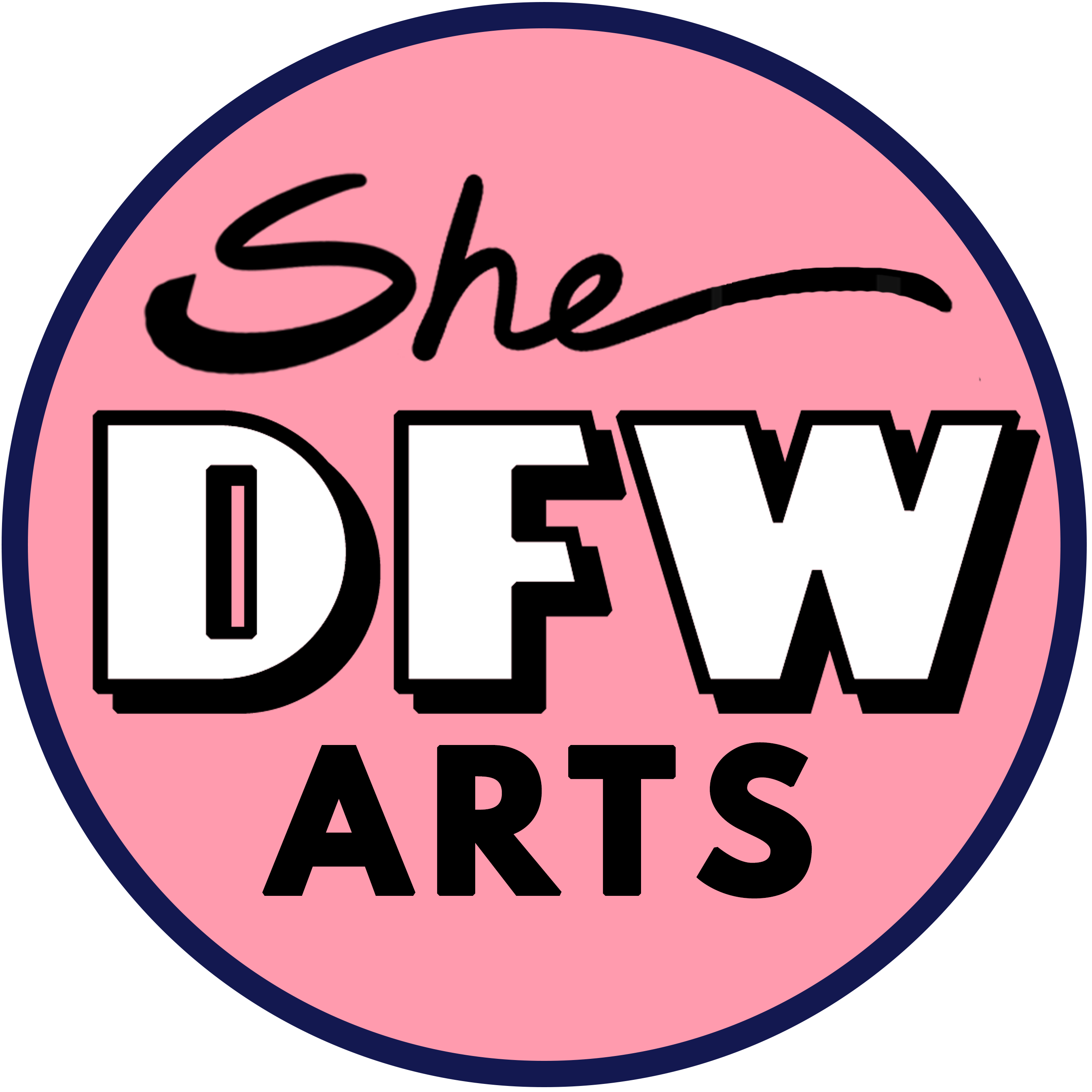 She DFW Logo Button